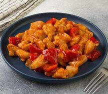 Филе рыбы в кисло-сладком соусе