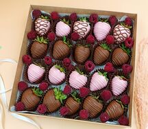 Клубника в шоколаде Callebaut №172