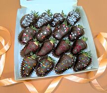 Клубника в шоколаде Callebaut №120