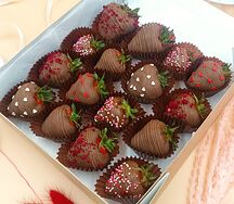 Клубника в шоколаде Callebaut №148