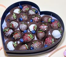 Клубника в шоколаде Callebaut №146А