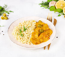 Цыпленок по-мавритански с булгуром