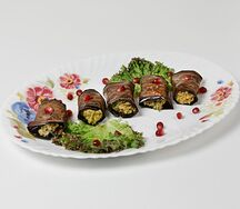 Баклажаны с орехами