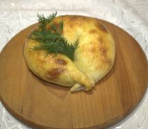 Блит с сыром и зеленью