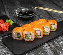 Холодный ролл Калифорния с креветкой