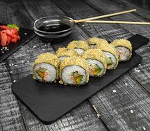 Горячий ролл Калифорния темпура