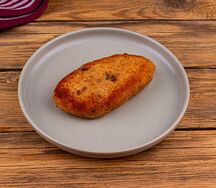 Биточек из курицы с грибами