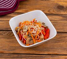 Фунчоза с овощами