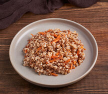 Гречка отварная с морковью