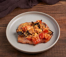 Свинина с баклажаном и томатом