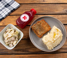 Комбо с горбушей (с клюквенным морсом)