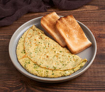 Омлет со шпинатом