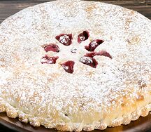 Осетинский пирог с вишней