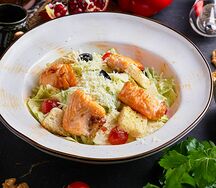 Цезарь с семгой