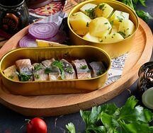 Сельдь с картофелем