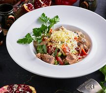 Салат из тунца с овощами