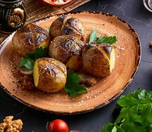 Картофель с курдюком