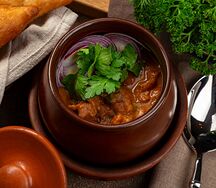 Лобио в горшочке