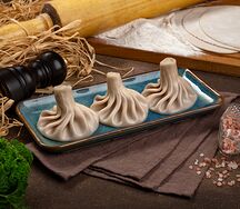 Хинкали с грибами