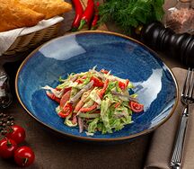 Салат с телячьим языком