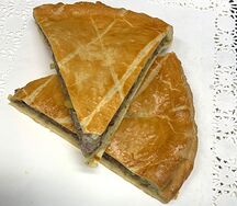 Пирог осетинский с картофелем и мясом