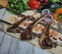 Шашлык из бараньей корейки