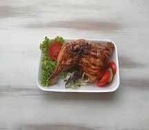 Куриная ножка на мангале