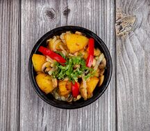 Картофель с грибами