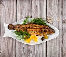 Форель, запечённая в духовке
