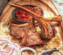 Шашлык из бараньей корейки