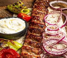 Люля-кебаб из говядины с моцареллой