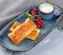 Блины с мясом