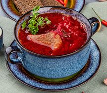 Борщ с телятиной