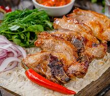 Шашлык из бараньей почечной части