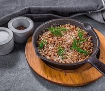 Гречка с пармезаном