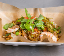 Удон с креветками