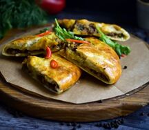 Кубдари с говядиной