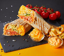 Шаурма с курицей Сырная