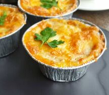Жюльен с грибами и курицей