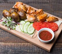 Шашлык из куриного филе