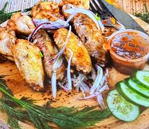 Шашлык из куриных крылышек