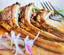 Шашлык из бараньей корейки