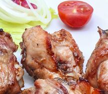 Шашлык из куриной голени