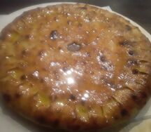 Осетинский пирог с сыром и свекольными листьями