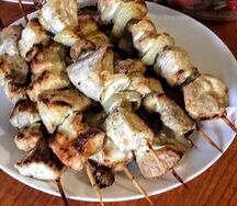 Шашлык из куриного филе