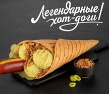 Твист хот-дог с острой колбаской чоризо