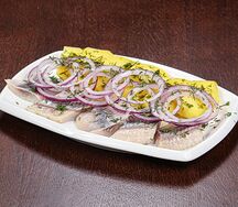 Сельдь с картофелем