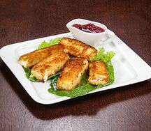 Жареный сулугуни в кляре