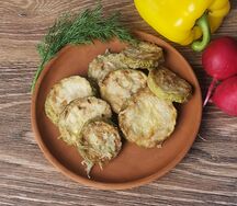 Жареные кабачки с чесноком