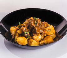 Картофель, томленный с говядиной